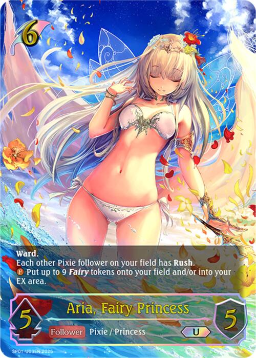 Aria, Fairy Princess (U) (SP01-U03EN) [Seaside Memories]
