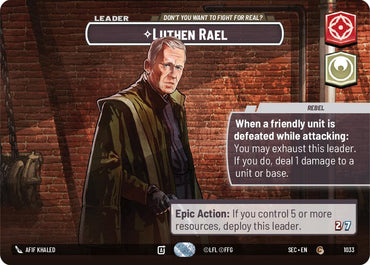 Luthen Rael - Don't You Want To Fight For Real? (Showcase) (1033) (1033) [Secrets of Power]