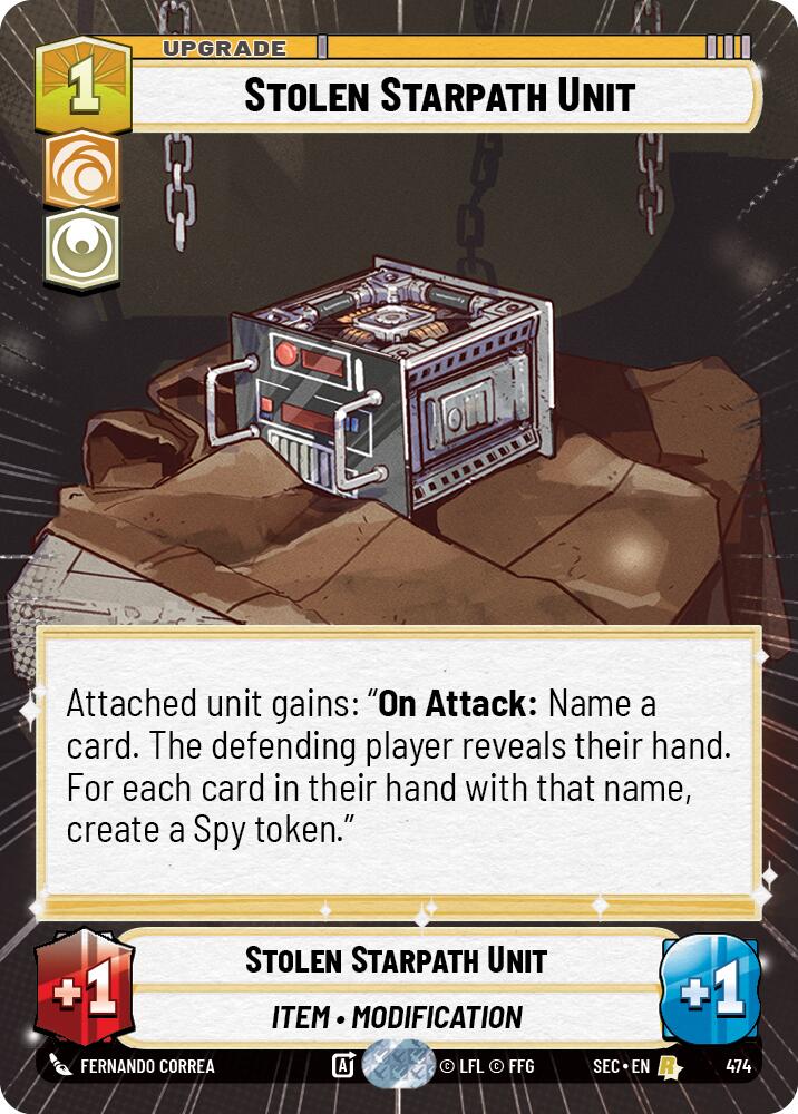Stolen Starpath Unit (474) (Hyperspace) (474) [Secrets of Power]