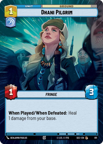 Dhani Pilgrim (811) (Hyperspace Foil) (811) [Secrets of Power]