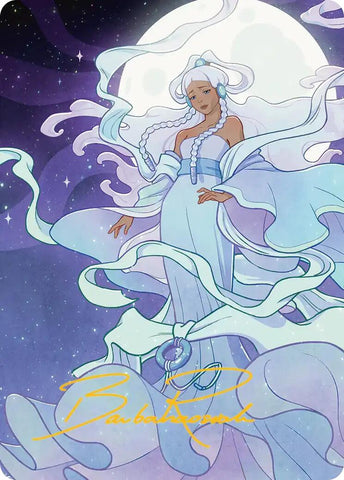 Yue, the Moon Spirit 2 Art Card (Gold-Stamped Signature) [Avatar: The Last Airbender Art Series]