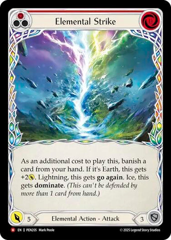 Elemental Strike [PEN205] (Compendium of Rathe)  Rainbow Foil