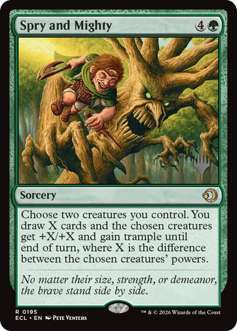 Spry and Mighty [Lorwyn Eclipsed Promos]
