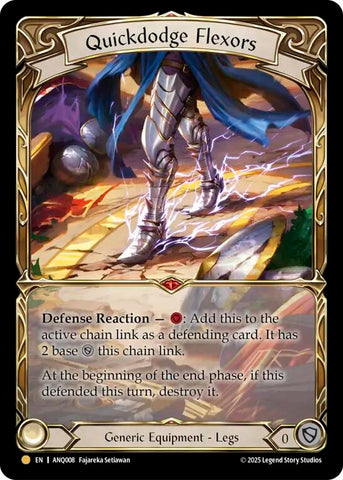 Quickdodge Flexors [ANQ008] (Compendium of Rathe - Antiquity Pack)  Rainbow Foil