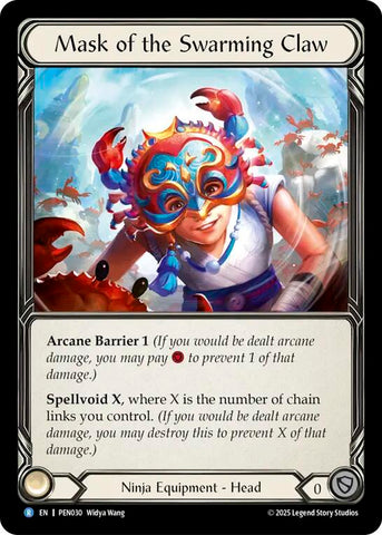 Mask of the Swarming Claw [PEN030] (Compendium of Rathe)  Cold Foil