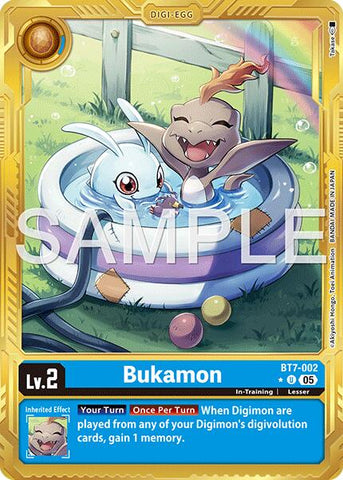 Bukamon [BT7-002] (Gold Border) [Advanced Booster Digimon Generation]