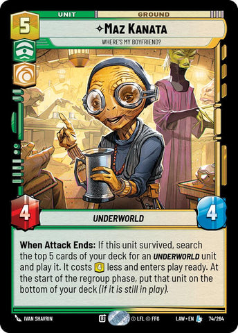 Maz Kanata - Where's My Boyfriend? (74/264) (74/264) [A Lawless Time]