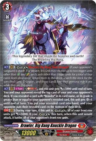 Brawler, Big Bang Knuckle Dragon (DZ-BT12/002EN) [Chasm of Lost Souls]