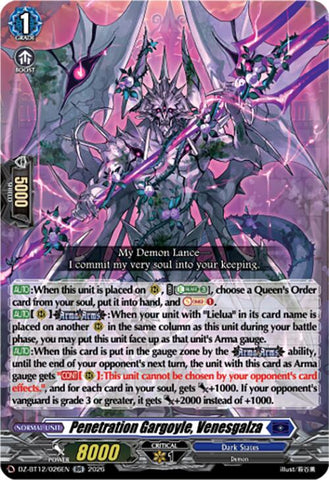 Penetration Gargoyle, Venesgalza (DZ-BT12/026EN) [Chasm of Lost Souls]