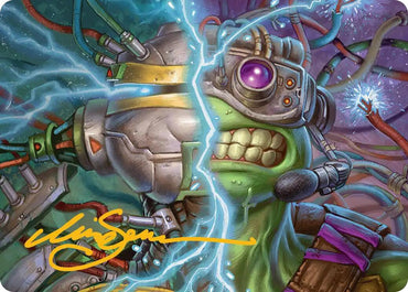Mind Transfer Protocol Art Card (Gold-Stamped Signature) [Teenage Mutant Ninja Turtles Art Series]