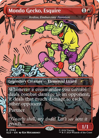 Mondo Gecko, Esquire - Kediss, Emberclaw Familiar [Secret Lair Drop Series]