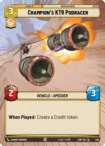 Champion's KT-9 Podracer (496) (Hyperspace) (496) [A Lawless Time]