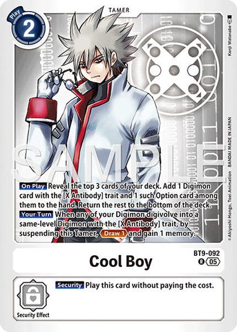 Cool Boy [BT9-092] (Reprint) [Advanced Booster Digimon Generation]