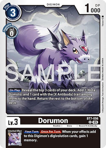 Dorumon [BT7-056] (Reprint) [Advanced Booster Digimon Generation]