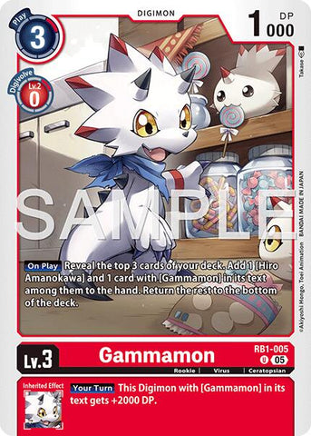 Gammamon [RB1-005] - RB1-005 (Reprint) [Advanced Booster Digimon Generation]