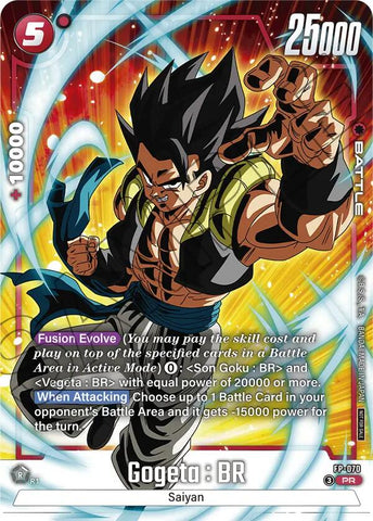 Gogeta : BR (Tournament Pack 10) [Fusion World Tournament Cards]