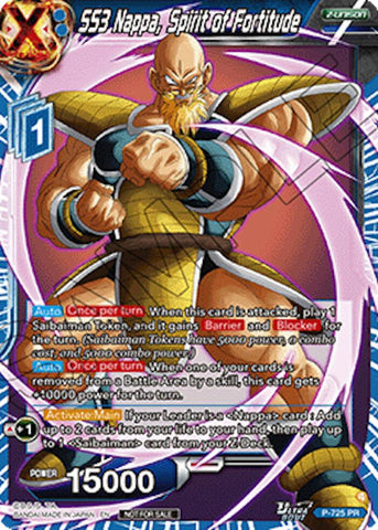 SS3 Nappa, Spirit of Fortitude (Ultra-Bout Series Tournament Pack Vol.2) (P-725) [Tournament Promotion Cards]