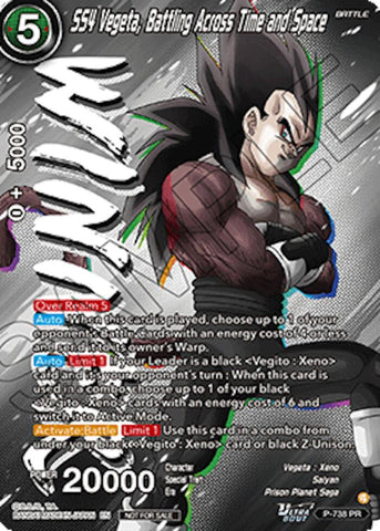 SS4 Vegeta, Battling Across Time and Space (Ultra-Bout Series Tournament Pack Vol.2) (Winner) (P-738) [Tournament Promotion Cards]