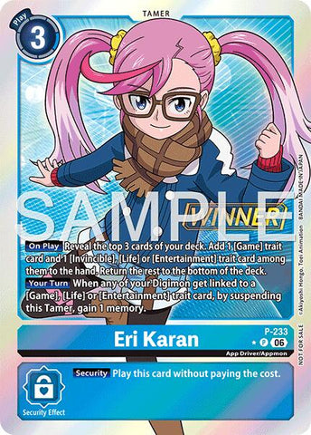 Eri Karan [P-233] (Store Tournament 2026 Vol. 2 Winner Pack) [Promotional Cards]