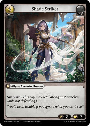 Shade Striker (106) [Radiant Origins: Pantheon]