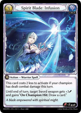 Spirit Blade: Infusion (210) [Radiant Origins: Pantheon]