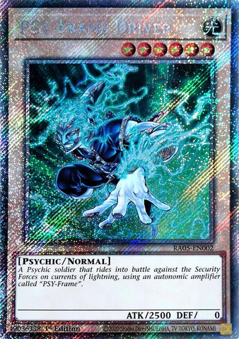 PSY-Frame Driver (Platinum Secret Rare) [RA05-EN002] Platinum Secret Rare