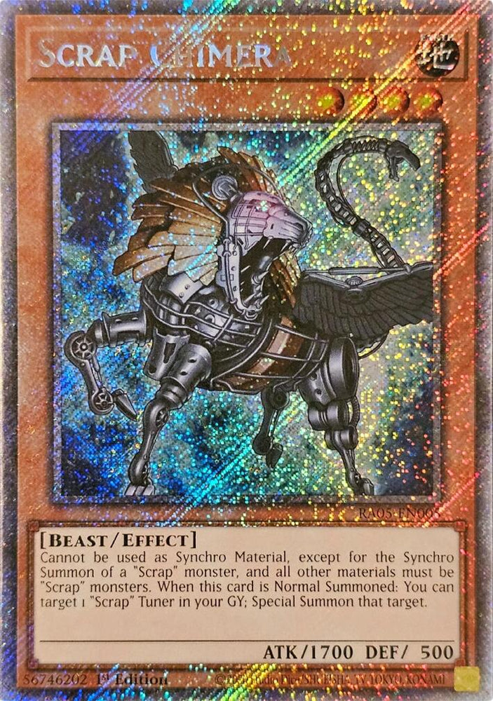 Scrap Chimera (Platinum Secret Rare) [RA05-EN005] Platinum Secret Rare