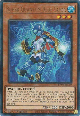 Super Quantum Blue Layer (Ultimate Rare) [RA05-EN009] Ultimate Rare