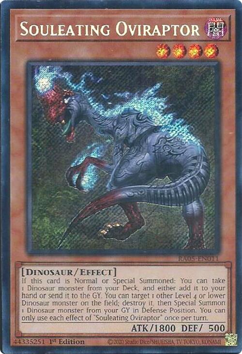 Souleating Oviraptor (Secret Rare) [RA05-EN011] Secret Rare