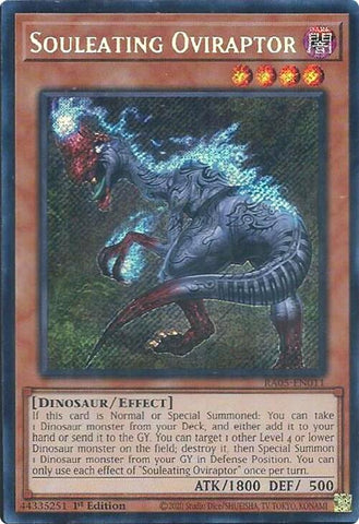 Souleating Oviraptor (Secret Rare) [RA05-EN011] Secret Rare