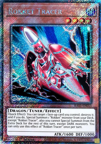 Rokket Tracer (Platinum Secret Rare) [RA05-EN015] Platinum Secret Rare