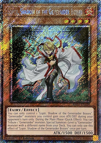 Loptr, Shadow of the Generaider Bosses (Platinum Secret Rare) [RA05-EN016] Platinum Secret Rare