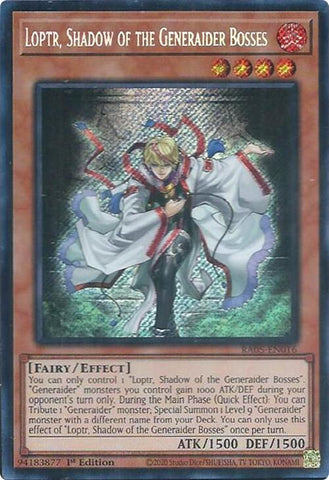 Loptr, Shadow of the Generaider Bosses (Secret Rare) [RA05-EN016] Secret Rare