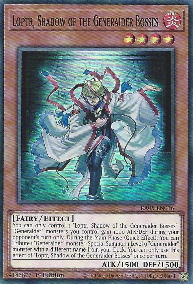 Loptr, Shadow of the Generaider Bosses [RA05-EN016] Super Rare