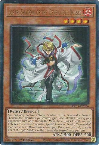 Loptr, Shadow of the Generaider Bosses (Ultimate Rare) [RA05-EN016] Ultimate Rare