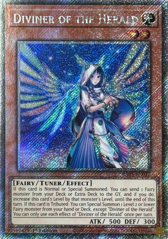Diviner of the Herald (Platinum Secret Rare) [RA05-EN017] Platinum Secret Rare