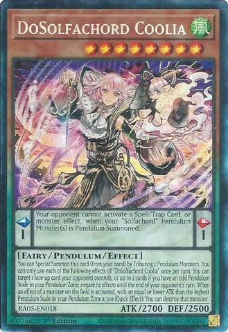 DoSolfachord Coolia (Collector's Rare) [RA05-EN018] Collector's Rare
