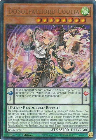 DoSolfachord Coolia (Ultimate Rare) [RA05-EN018] Ultimate Rare