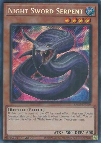 Night Sword Serpent (Secret Rare) [RA05-EN020] Secret Rare