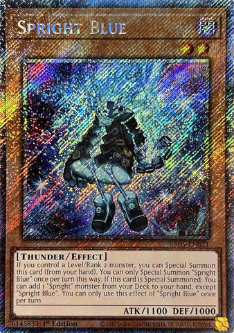 Spright Blue (Platinum Secret Rare) [RA05-EN021] Platinum Secret Rare