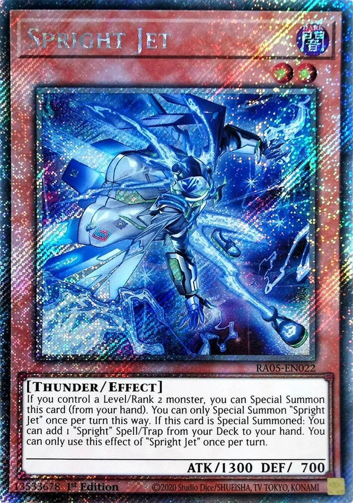 Spright Jet (Platinum Secret Rare) [RA05-EN022] Platinum Secret Rare
