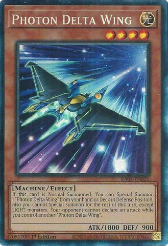 Photon Delta Wing (Collector's Rare) [RA05-EN026] Collector's Rare