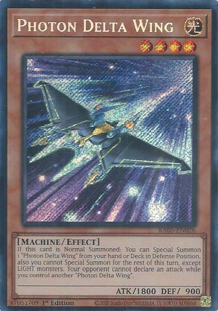Photon Delta Wing (Secret Rare) [RA05-EN026] Secret Rare