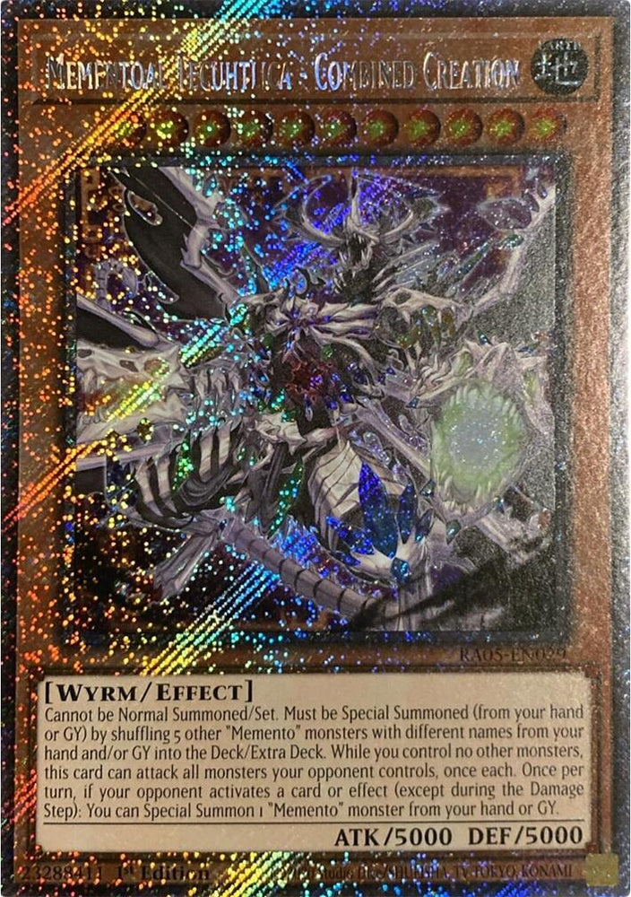 Mementoal Tecuhtlica - Combined Creation (Platinum Secret Rare) [RA05-EN029] Platinum Secret Rare