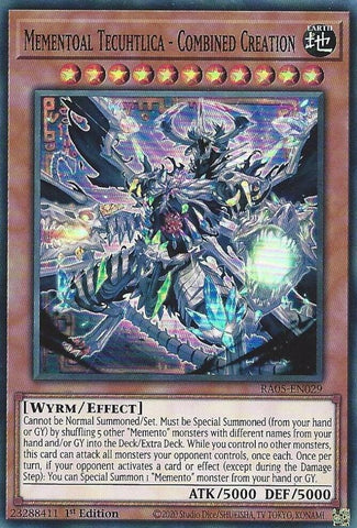 Mementoal Tecuhtlica - Combined Creation [RA05-EN029] Super Rare
