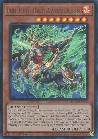 Fire King High Avatar Kirin (Ultra Rare) [RA05-EN032] Ultra Rare