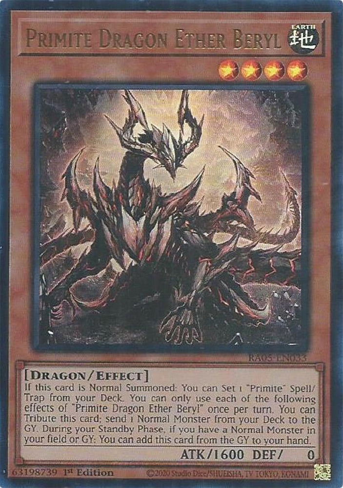 Primite Dragon Ether Beryl (Ultra Rare) [RA05-EN033] Ultra Rare