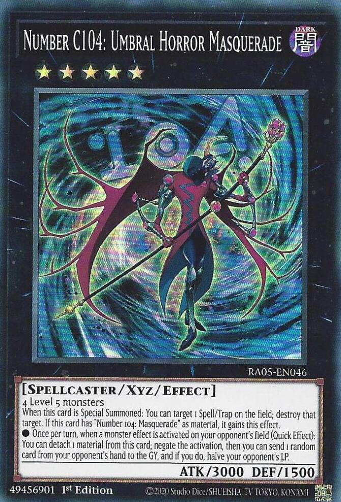 Number C104: Umbral Horror Masquerade [RA05-EN046] Super Rare