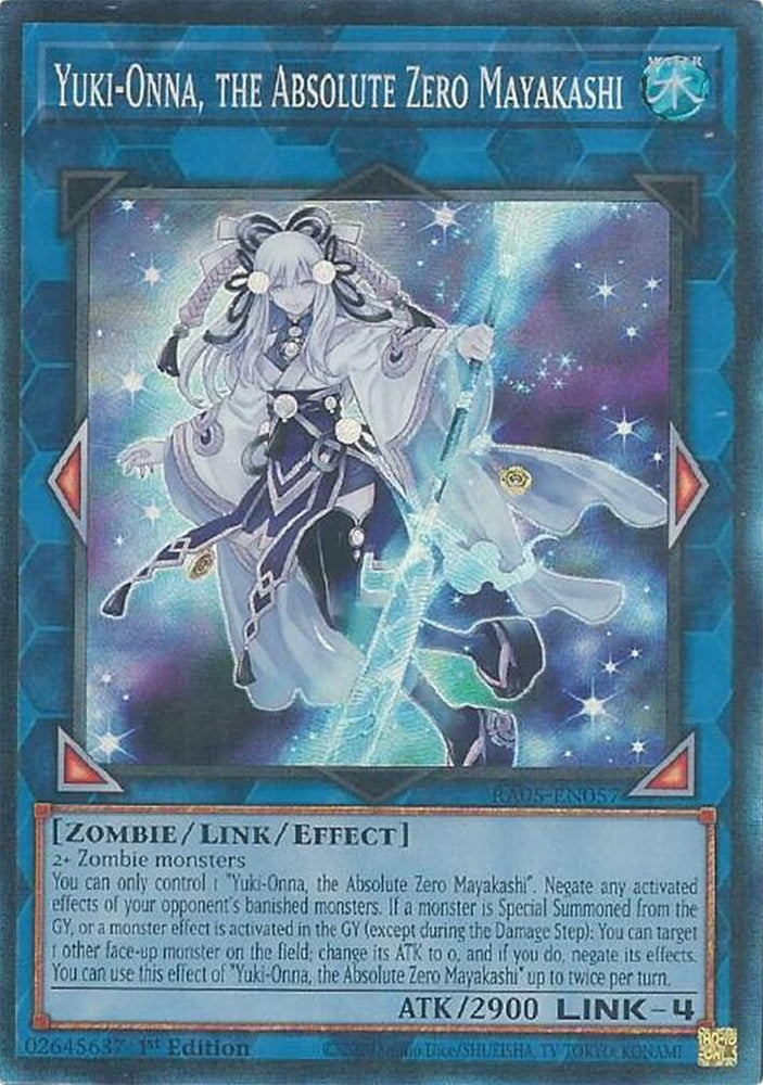 Yuki-Onna, the Absolute Zero Mayakashi (Collector's Rare) [RA05-EN057] Collector's Rare