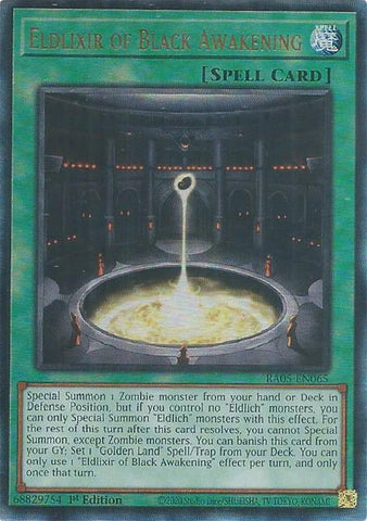 Eldlixir of Black Awakening (Ultimate Rare) [RA05-EN065] Ultimate Rare